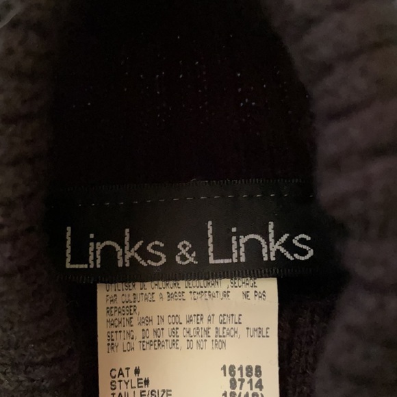 Links & Links Knitted Black Turtle Neck - Picture 2 of 2